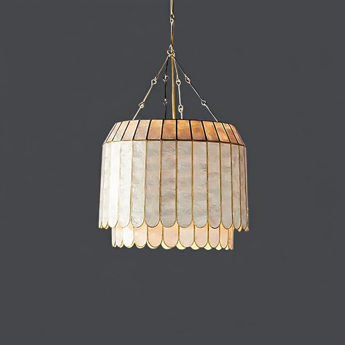 Light Luxury Shell Chandelier