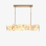 Luxury Random Shape White Marble Slice Chandelier