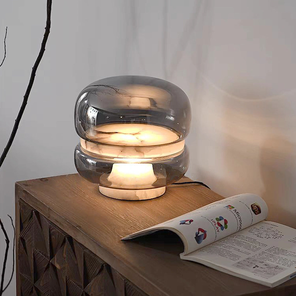 Macaron Alabaster Table lamp