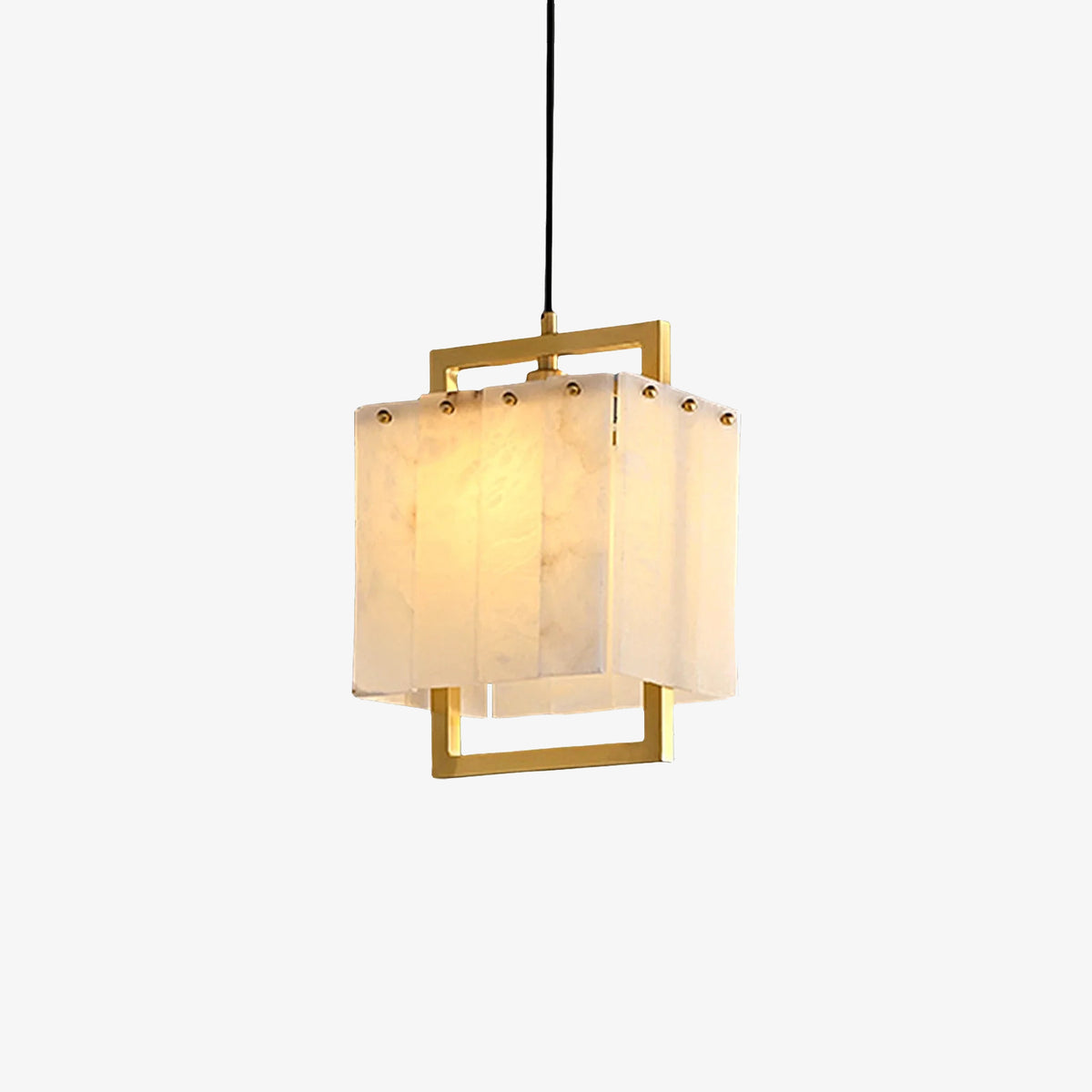 Alabaster All Copper Pendant Lamp