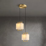 Alabaster All Copper Pendant Lamp