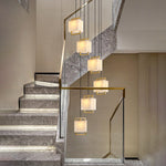 Alabaster All Copper Pendant Lamp