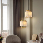 Alabaster All Copper Pendant Lamp