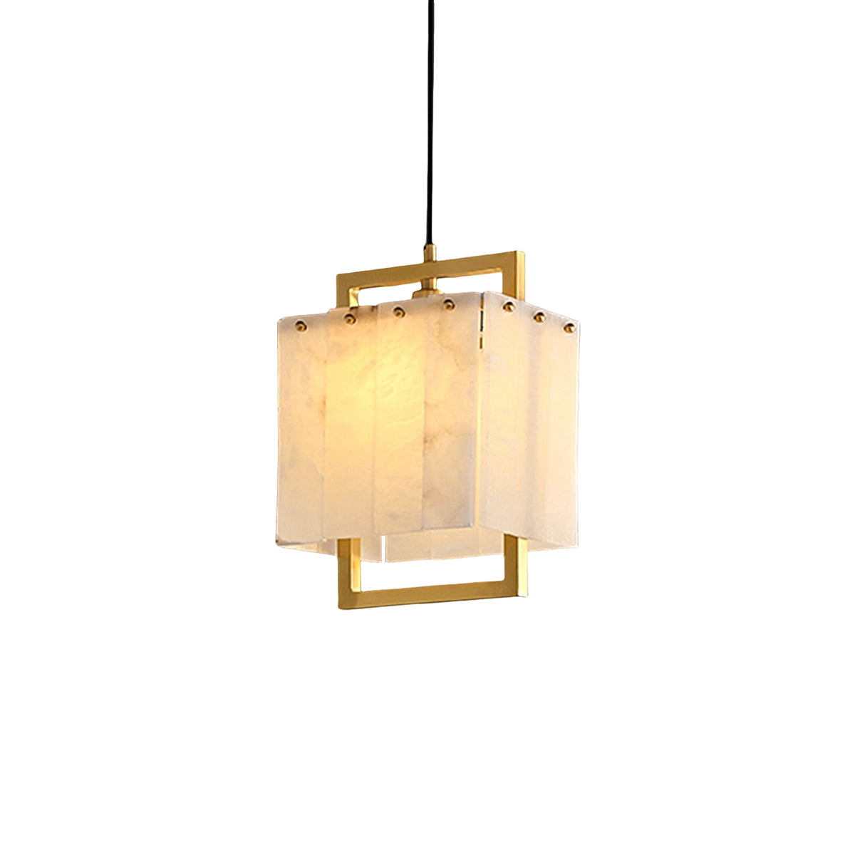 Alabaster All Copper Pendant Lamp