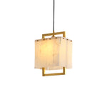 Alabaster All Copper Pendant Lamp