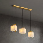 Alabaster All Copper Pendant Lamp