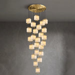 Alabaster All Copper Pendant Lamp