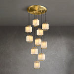 Alabaster All Copper Pendant Lamp
