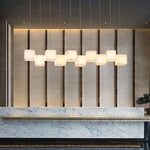 Alabaster Cubic Pendant Lamp