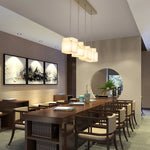 Alabaster Cubic Pendant Lamp