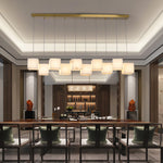 Alabaster Cubic Pendant Lamp