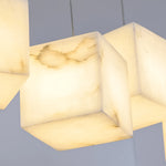 Alabaster Cubic Pendant Lamp