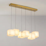 Alabaster Cubic Pendant Lamp