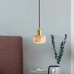 Marble Cylindrical Pendant Light