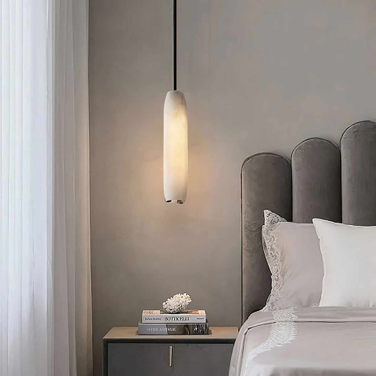 Marble Flute Pendant Light