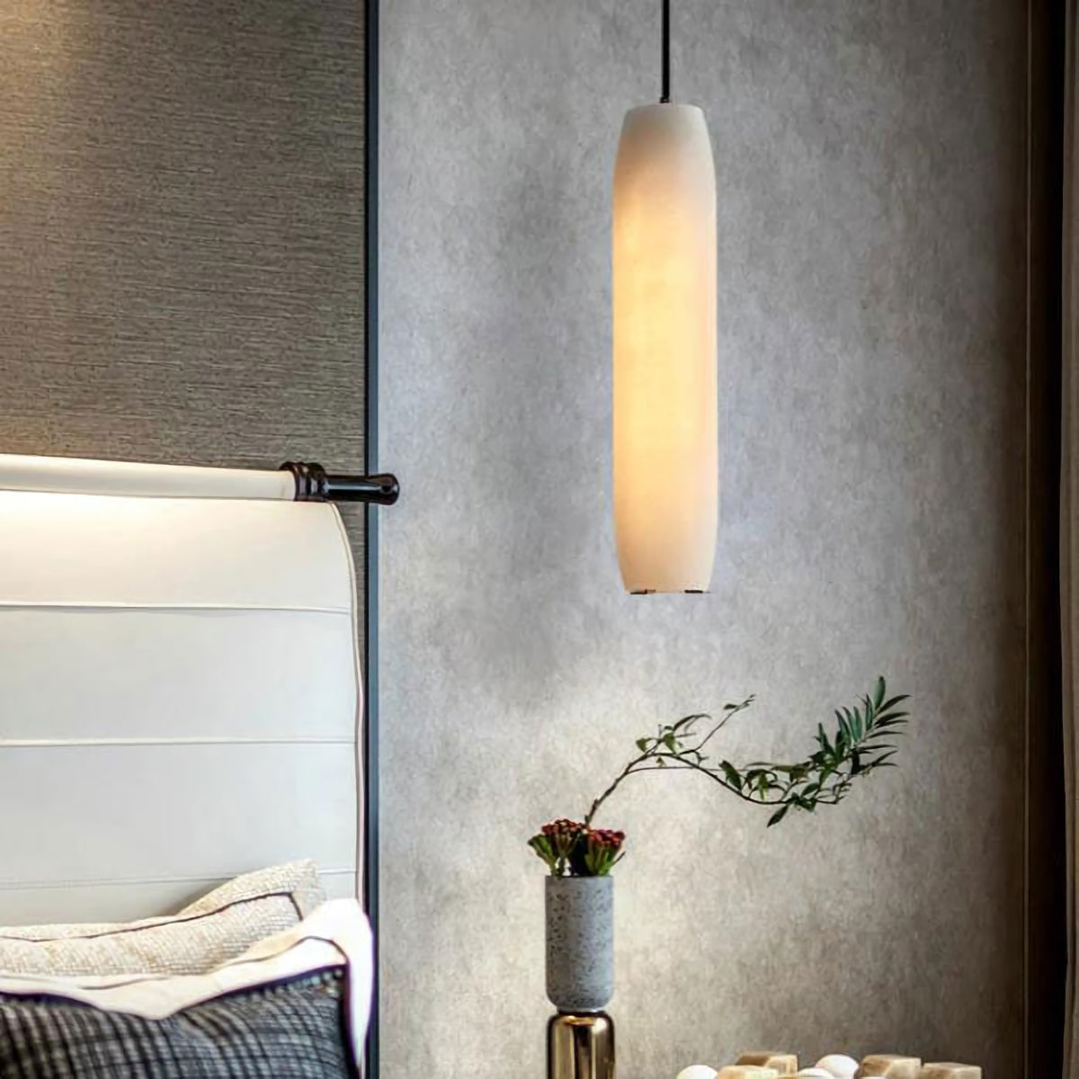 Marble Flute Pendant Light