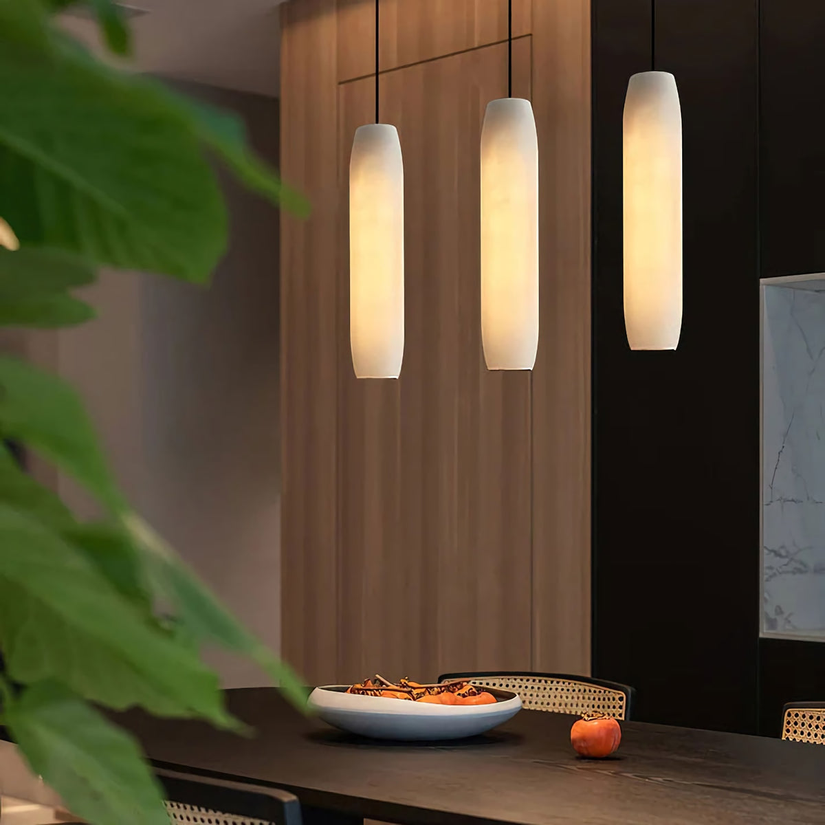 Marble Flute Pendant Light