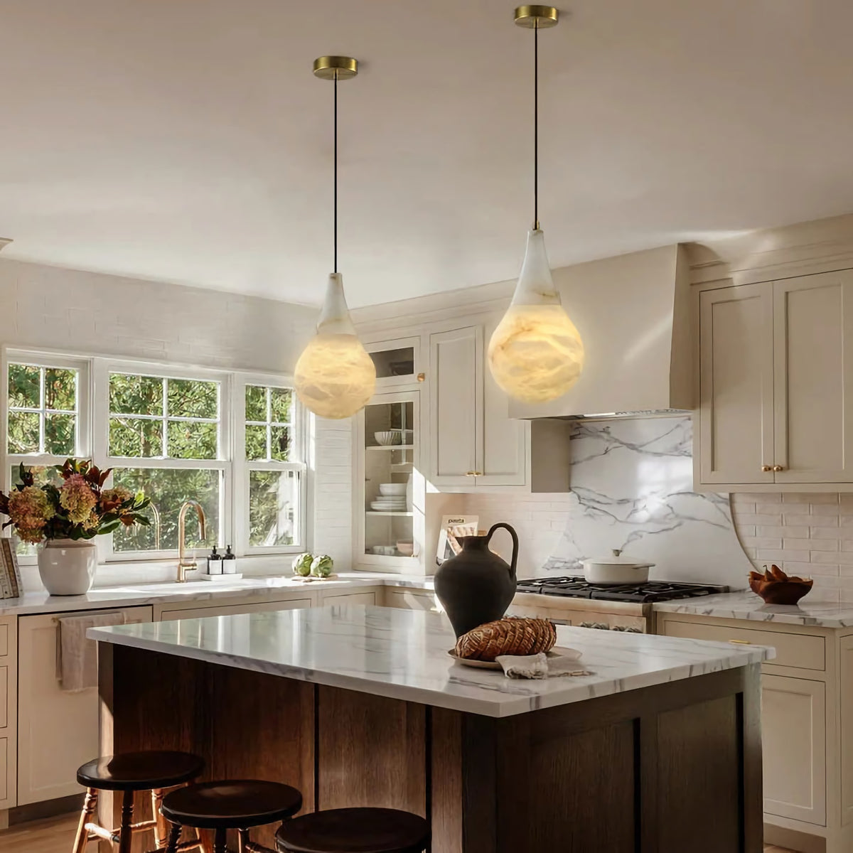 Marble Raindrop Pendant Lamp