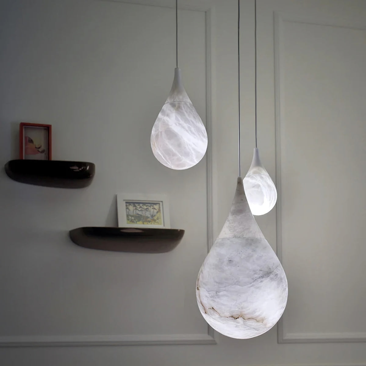 Marble Raindrop Pendant Lamp