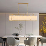 Alabaster Round Chandelier