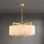 Alabaster Round Chandelier