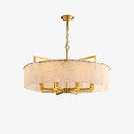 Alabaster Round Chandelier