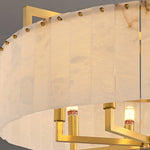 Alabaster Round Chandelier