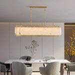 Alabaster Round Chandelier