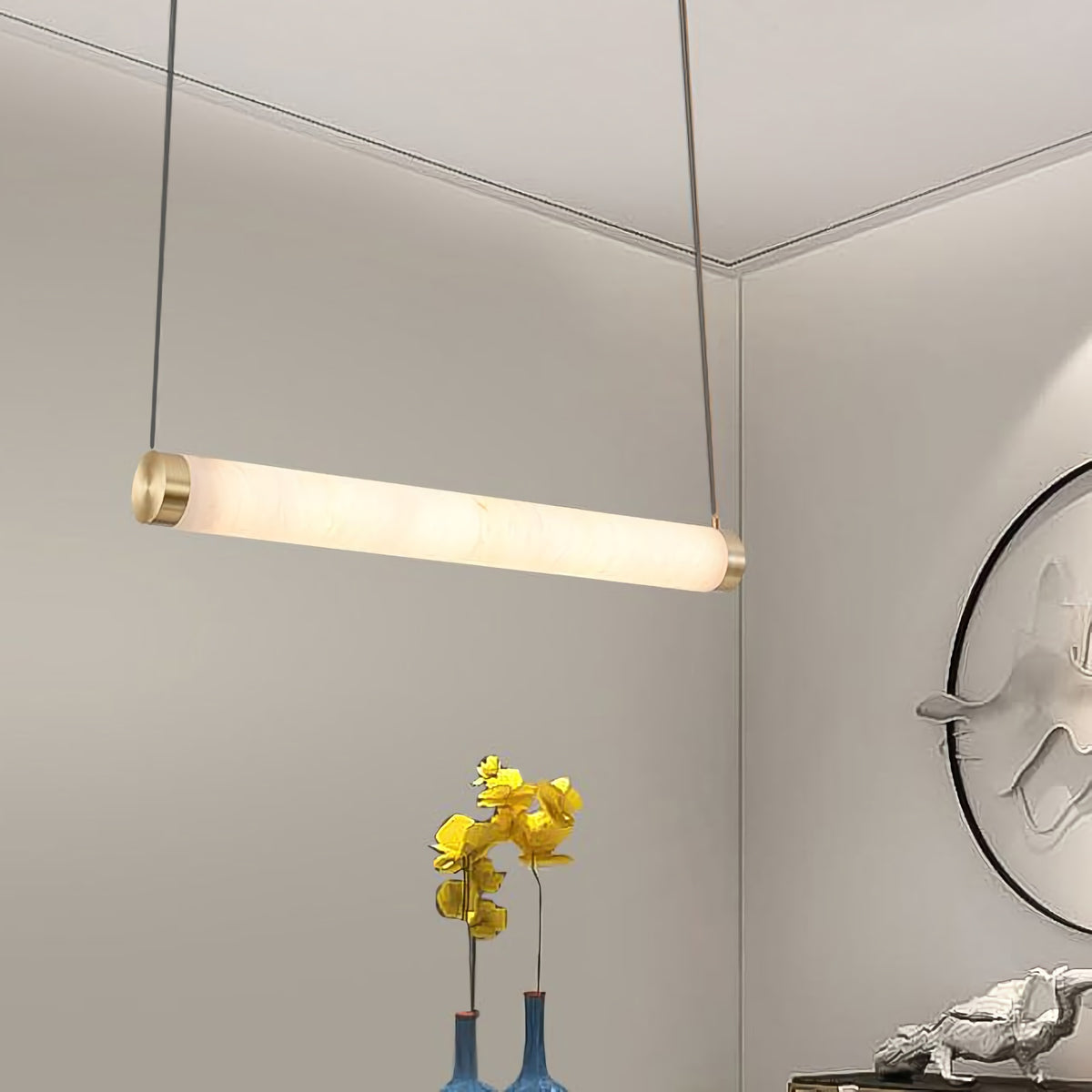 Marble Strip Pendant Lights