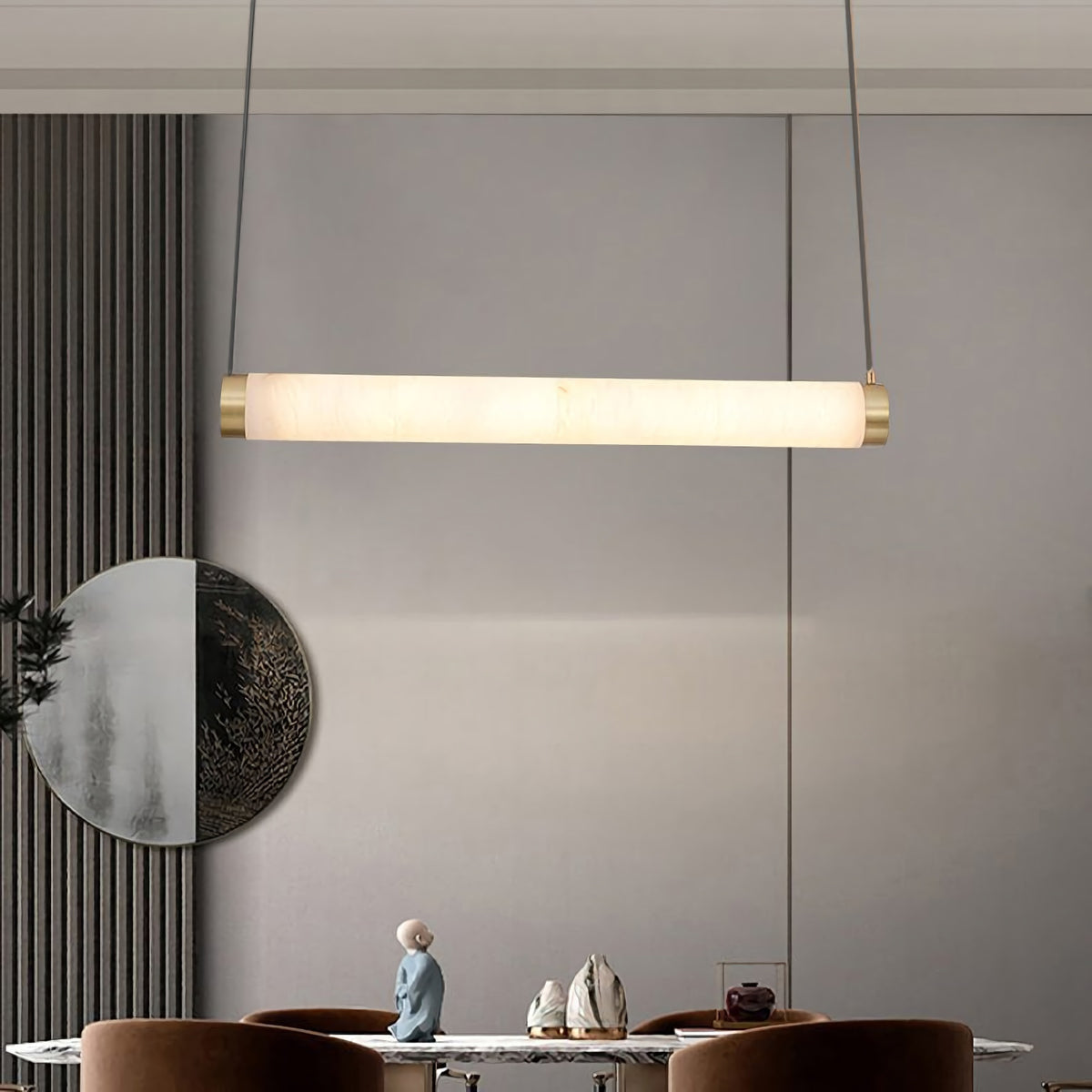 Marble Strip Pendant Lights