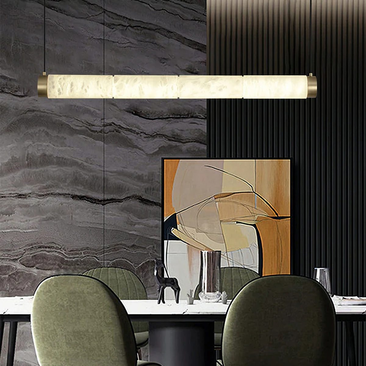 Marble Strip Pendant Lights