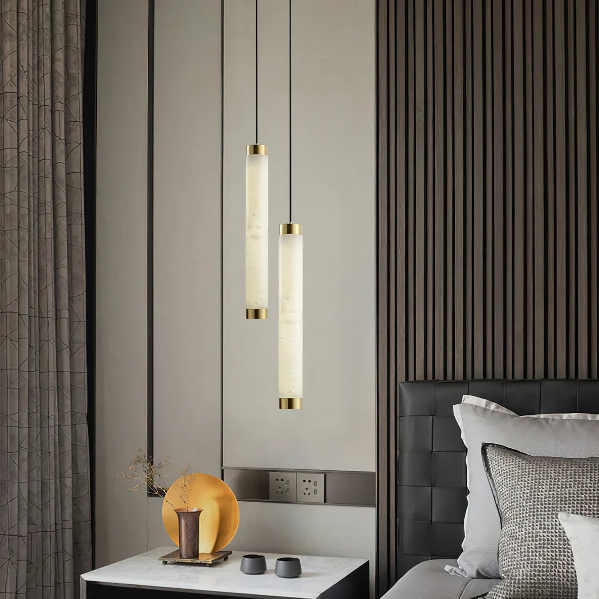 Marble Strip Pendant Lights