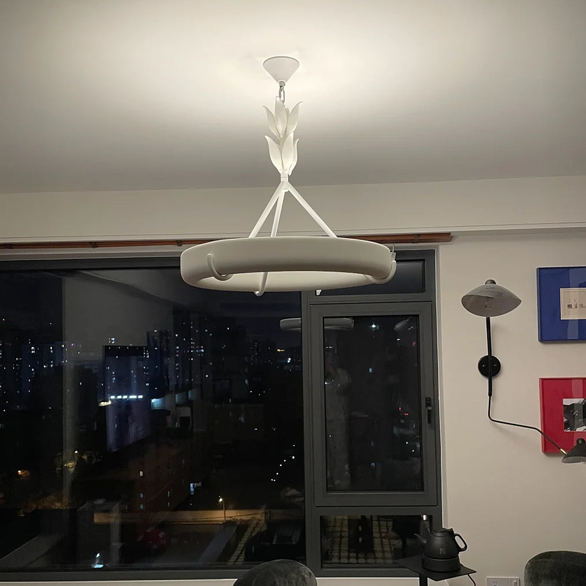 Marika Gypsum Chandelier