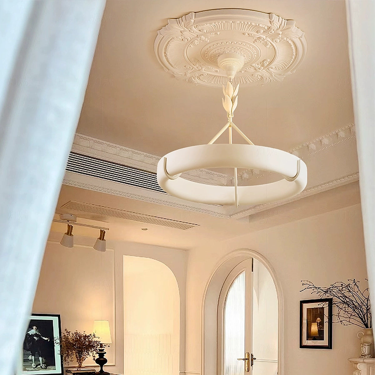 Marika Gypsum Chandelier