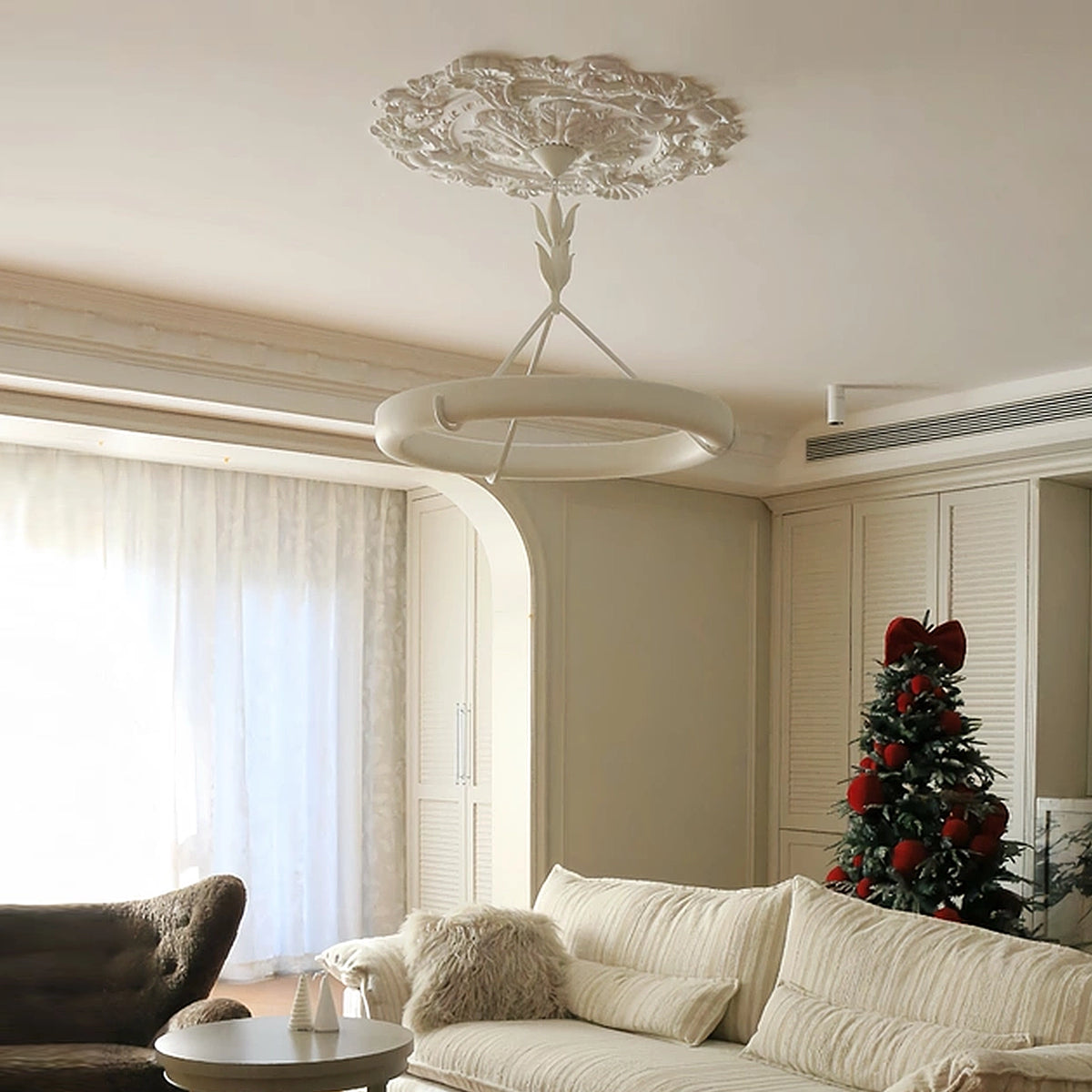 Marika Gypsum Chandelier