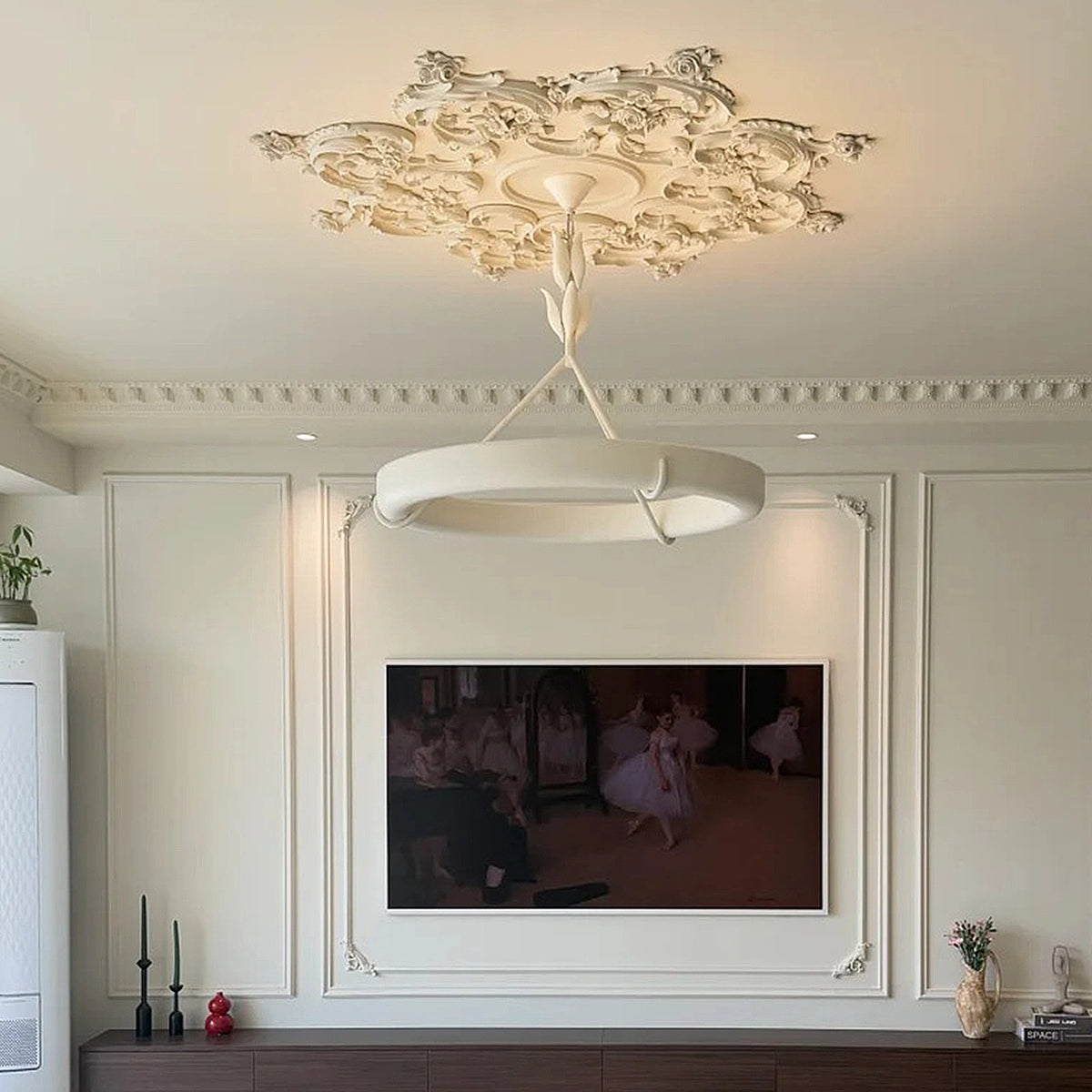 Marika Gypsum Chandelier