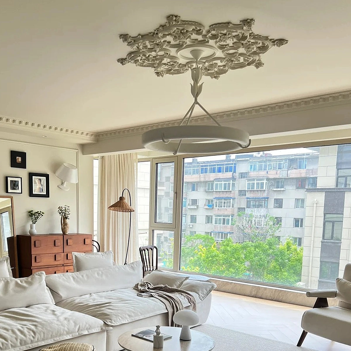 Marika Gypsum Chandelier