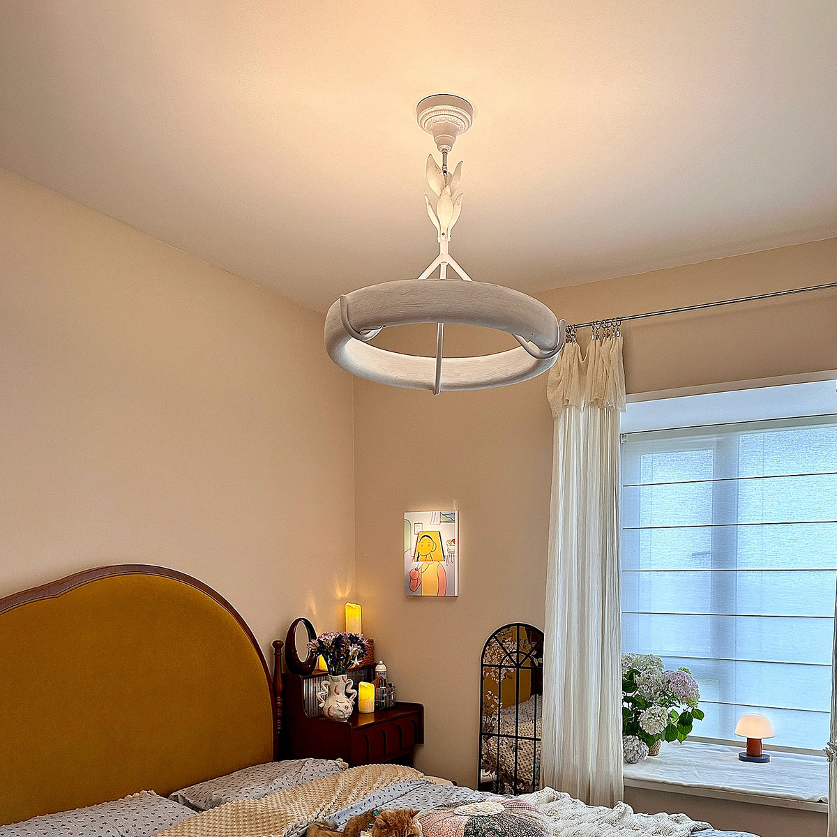 Marika Gypsum Chandelier