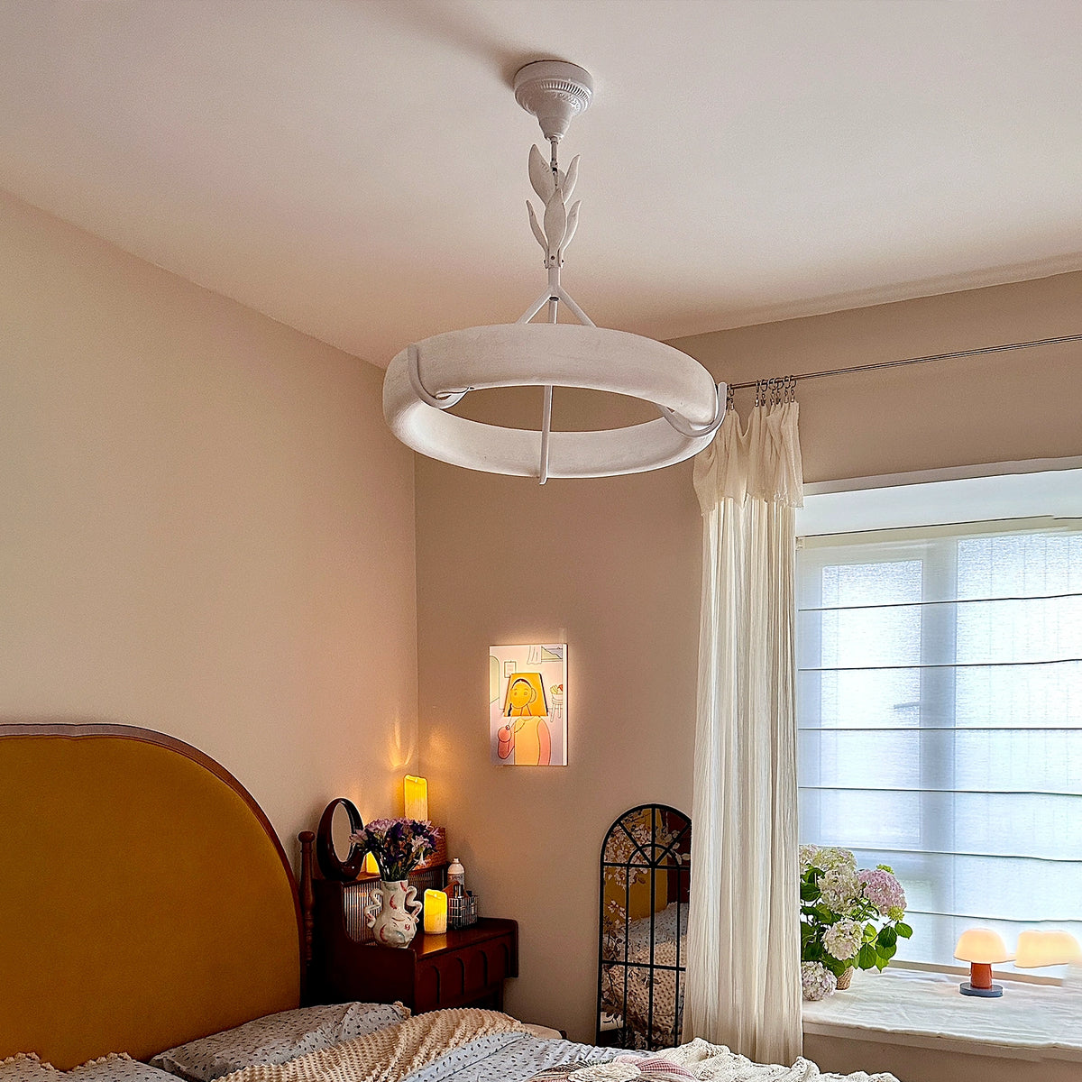 Marika Gypsum Chandelier