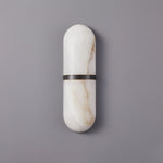 Marmo Alabaster Brass Wall Lamp