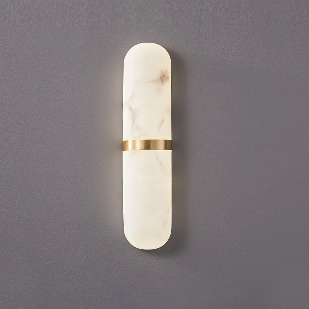 Marmo Alabaster Brass Wall Lamp