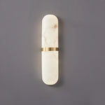 Marmo Alabaster Brass Wall Lamp