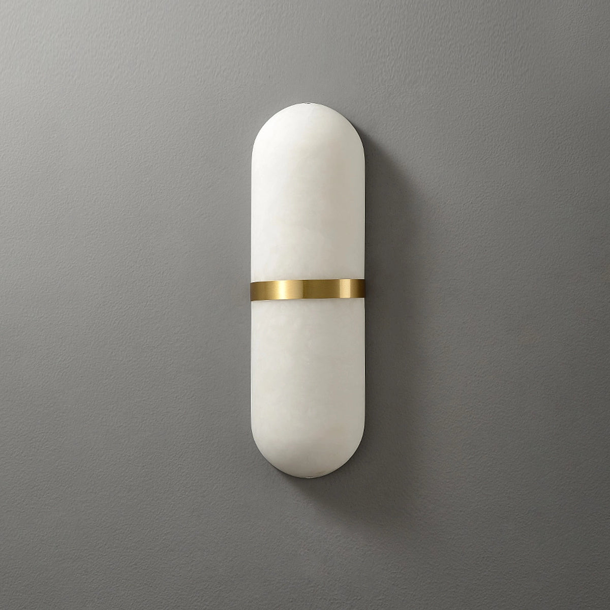 Marmo Alabaster Brass Wall Lamp