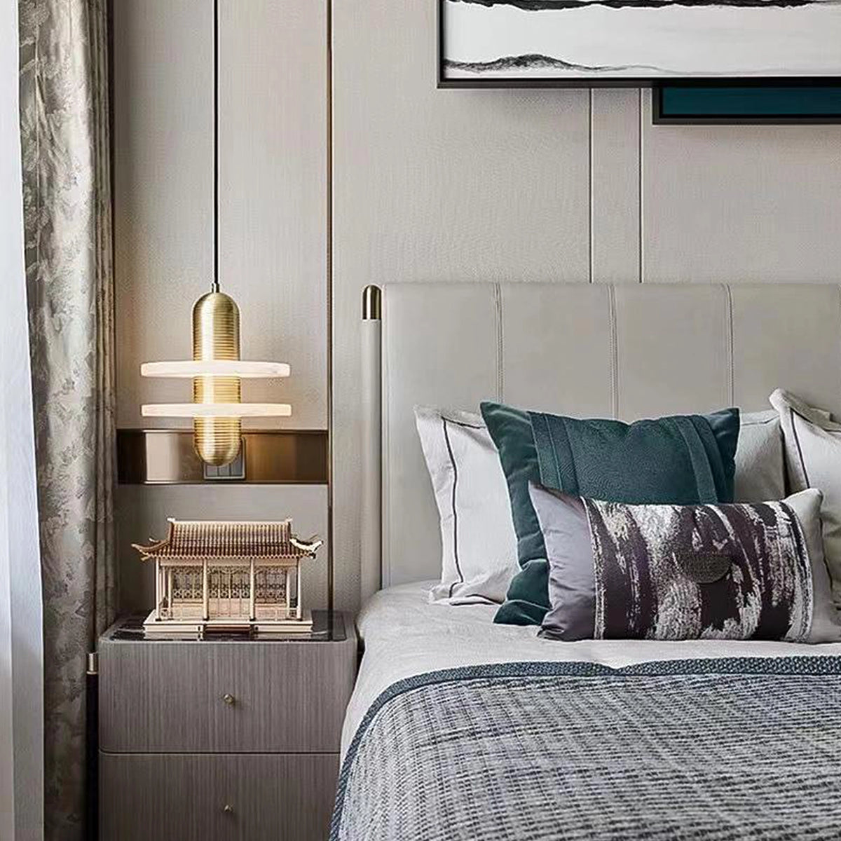 Median Mono Alabaster Pendant lamp