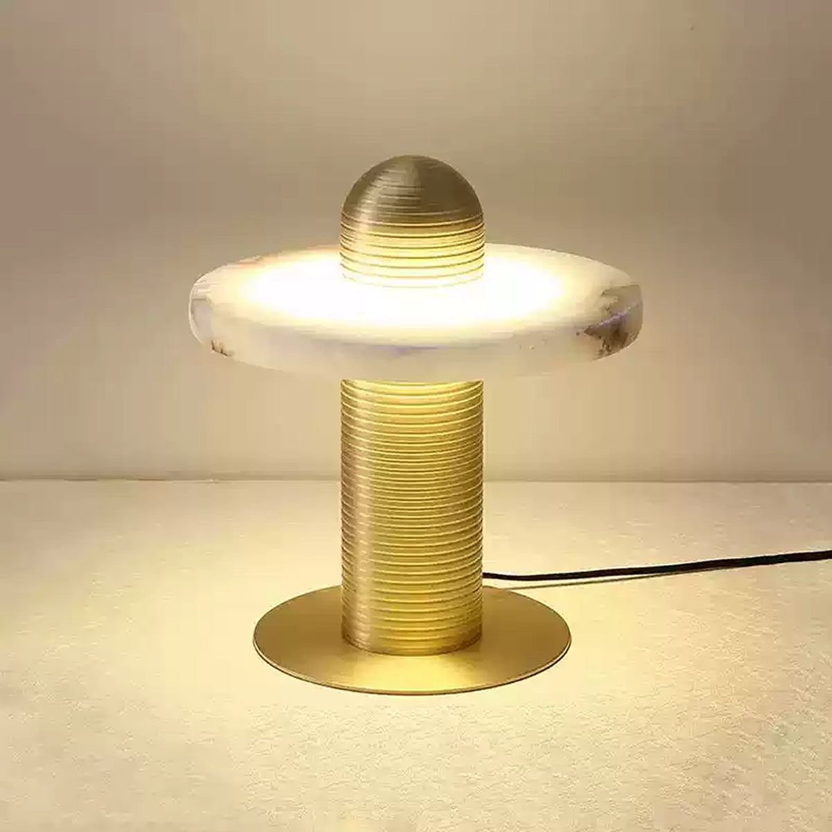 Median Mono Alabaster Table Lamp