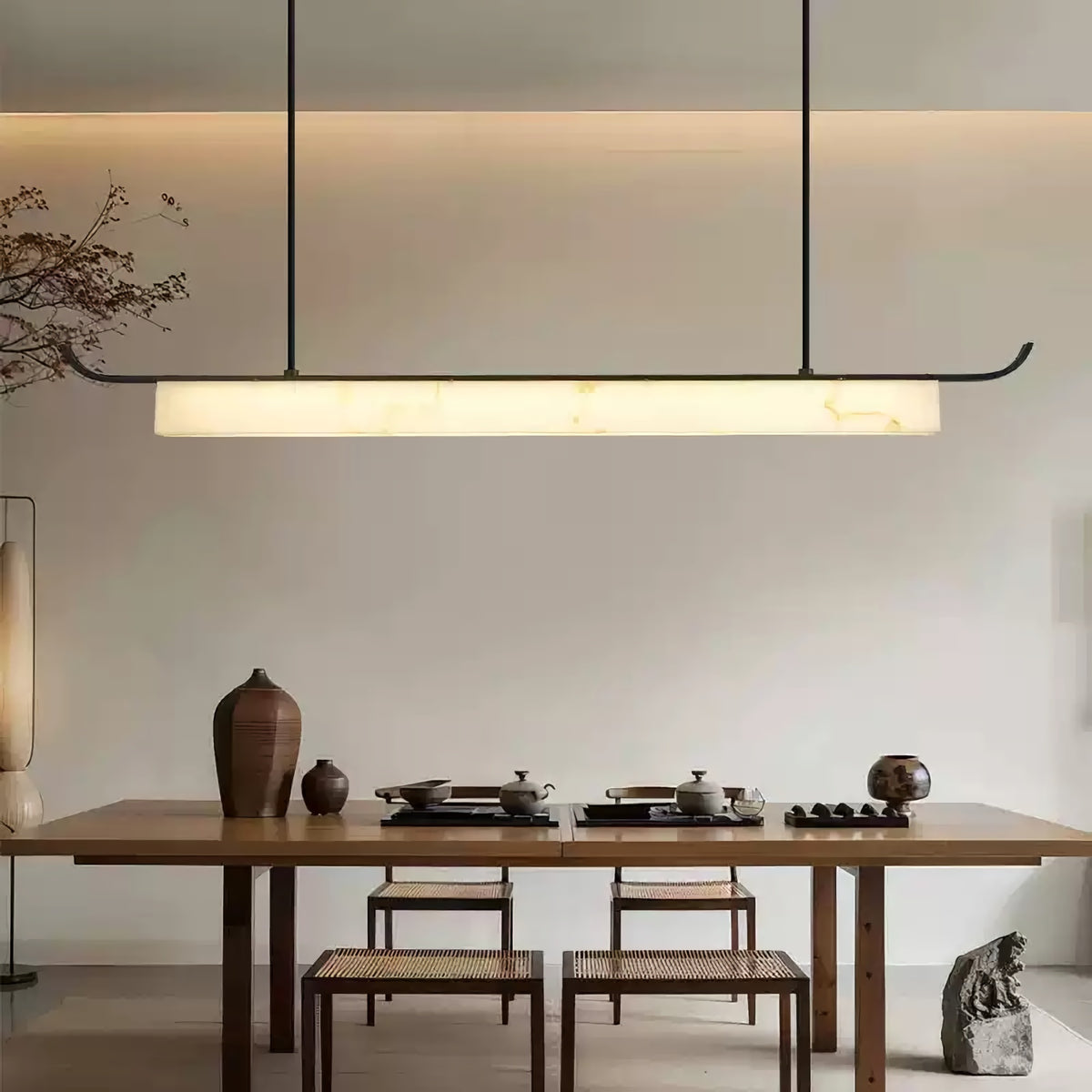 Medieval Style Straight Pendant Lamp