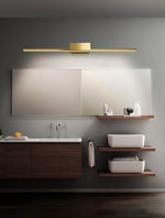 Metallic Streamlined Wall Lamp