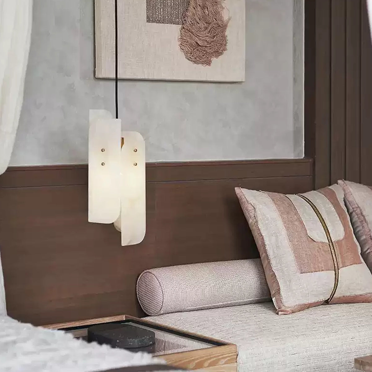 Mini Alabaster Pendant Lamp
