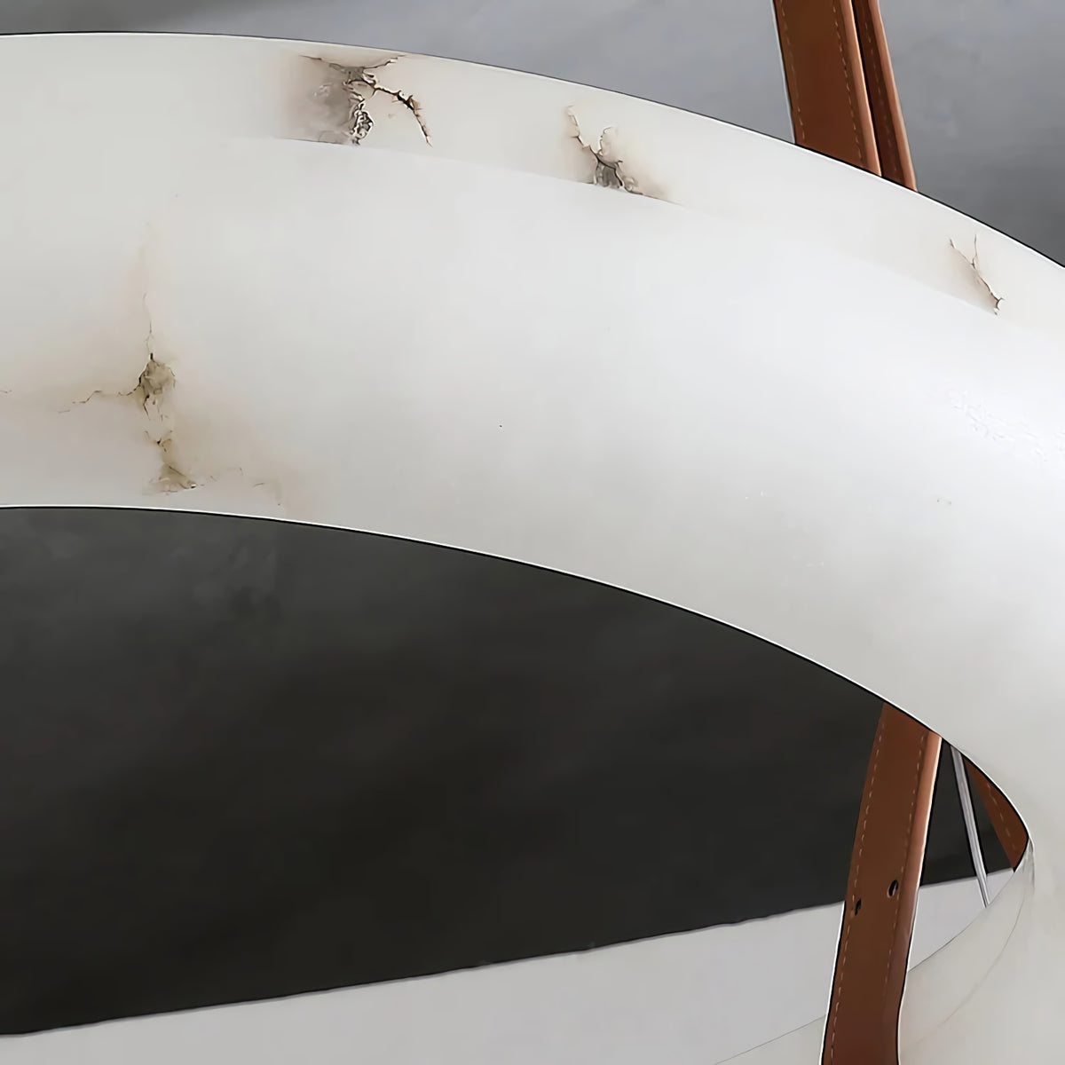 Mobius Ring Alabaster Chandelier