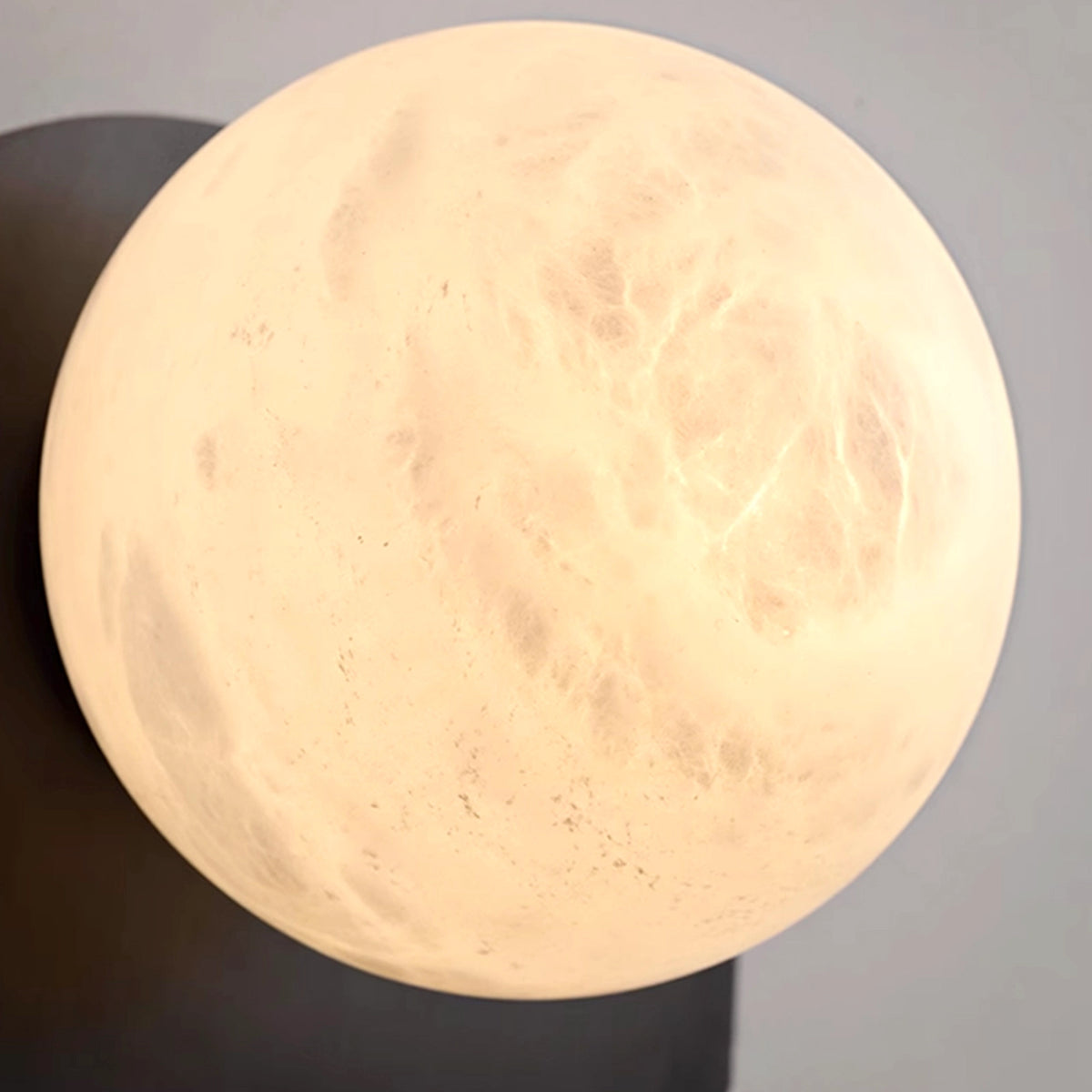 Modern Alabaster Ball Wall Lamp